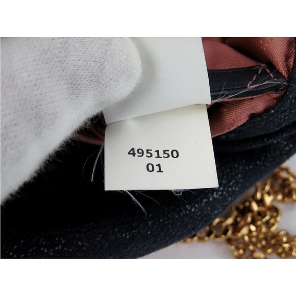 Stella McCartney Black and Gold Chain Shoulder Bag - Picture 15 of 15